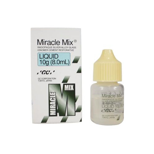 GC 000122 Miracle Mix Alloy Glass Ionomer Cement Restorative Liquid 10 Gm