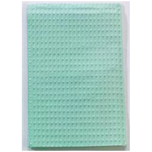 Tidi 917470 Dental Patient Bibs 2+1 Ply Paper Poly 13