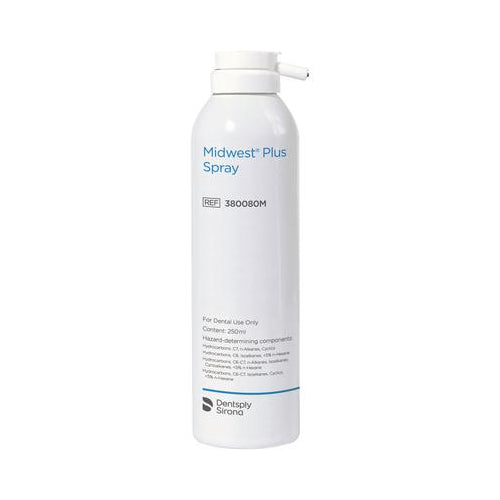 Dentsply Sirona 380080M Midwest Plus Dental Lubricating Aerosol Spray 250 mL