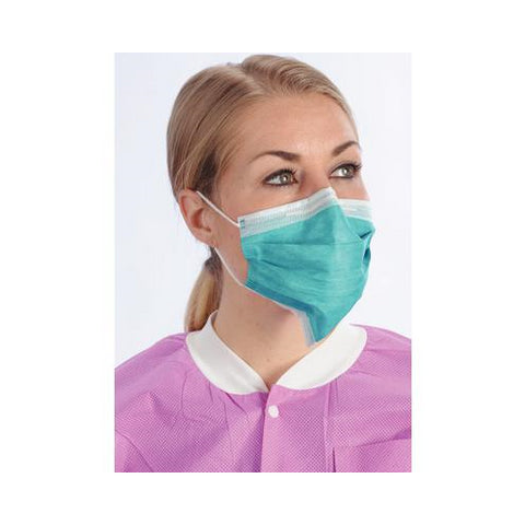 ValuMax 5630ADE-TE ArchAway Double-Seal Sensitive Face Masks 50/Bx Teal