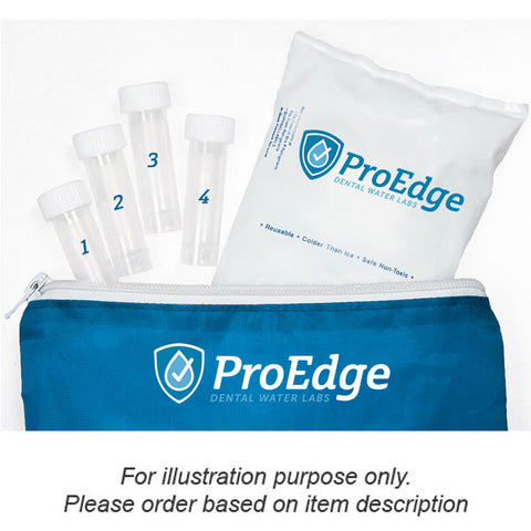 ProEdge 80601 Express Dental Unit Waterline Test Service Kit 6 Vials