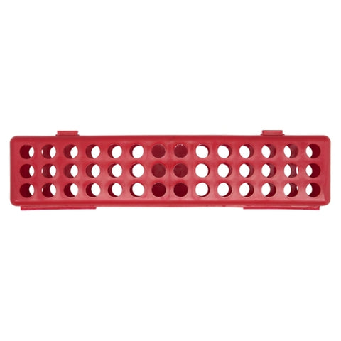 Zirc Dental 50Z900M Steri-Container Hinged Lid Red 8" X 1.75" X 1.75"