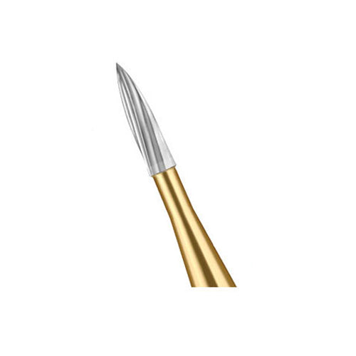 House Brand 7902TF-5 FG Friction Grip #7902 Trimming & Finishing 12 Blade Needle Carbide Burs 5/Pk