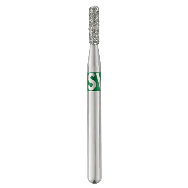 SS White 835-012C Piranha FG Friction Grip Flat End Cylinder Coarse Grit Diamond Burs 25/Pk