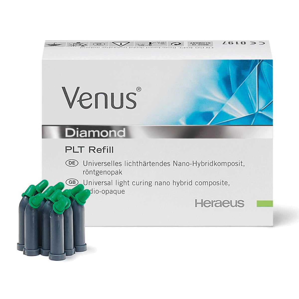 Kulzer 66039019 Venus Diamond Dental Composite PLT C3 10/Pk 0.25 Gm