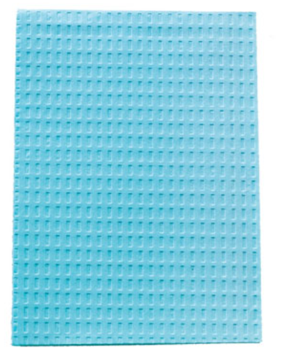 Tidi 917463 Dental Patient Bibs 2+1 Ply Paper Poly 13