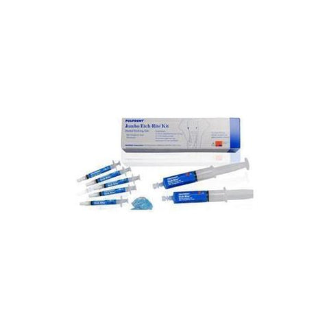 Pulpdent ET-50 Etch-Rite 38% Phosphoric Acid Etching Gel Jumbo Syringe Kit 25 mL 2/Pk