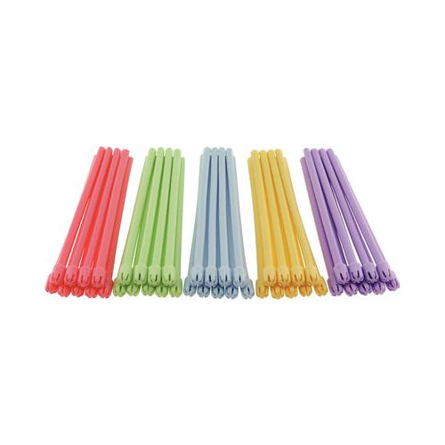 Cranberry BE206 BeeSure Dental Oral Saliva Ejectors Rainbow Colors 500/Bx