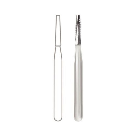 Dentsply 389250 Midwest Operative Carbide Burs FG 701-L Taper Fissure CC 10/Pk