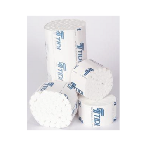 Tidi 919121 Dental Cotton Rolls #2 Medium 1.5" X 3/8" Non-Sterile 2000/Cs