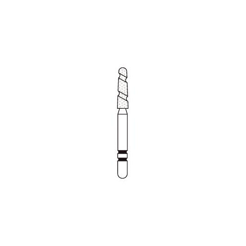 Abrasive Technology FG Friction Grip #2005.7 Round End Taper TS2000 Coarse Grit Speed Cut Diamond Burs 5/Pk