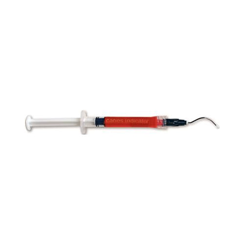 Vista Dental 502700 Caries Indicator 1.2cc Prefilled Syringes Red With Tips 4/Pk