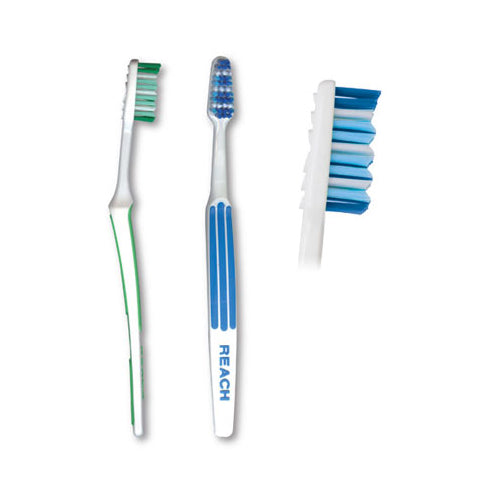 J&J Dental 07212-72 Reach Advanced Design Toothbrushes Adult Soft Full 72/Pk