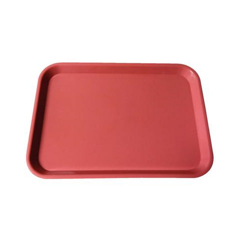 Plasdent 300BF-6 Set-Up Tray Flat Size B Ritter Plastic 13-3/8" X 9-5/8" X 7/8" Coral