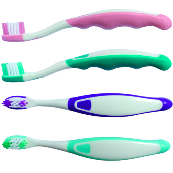 OraBrite 10776B OraLine Childs Toothbrushes Stage 1 Extra Soft 23 Tuft 72/Pk