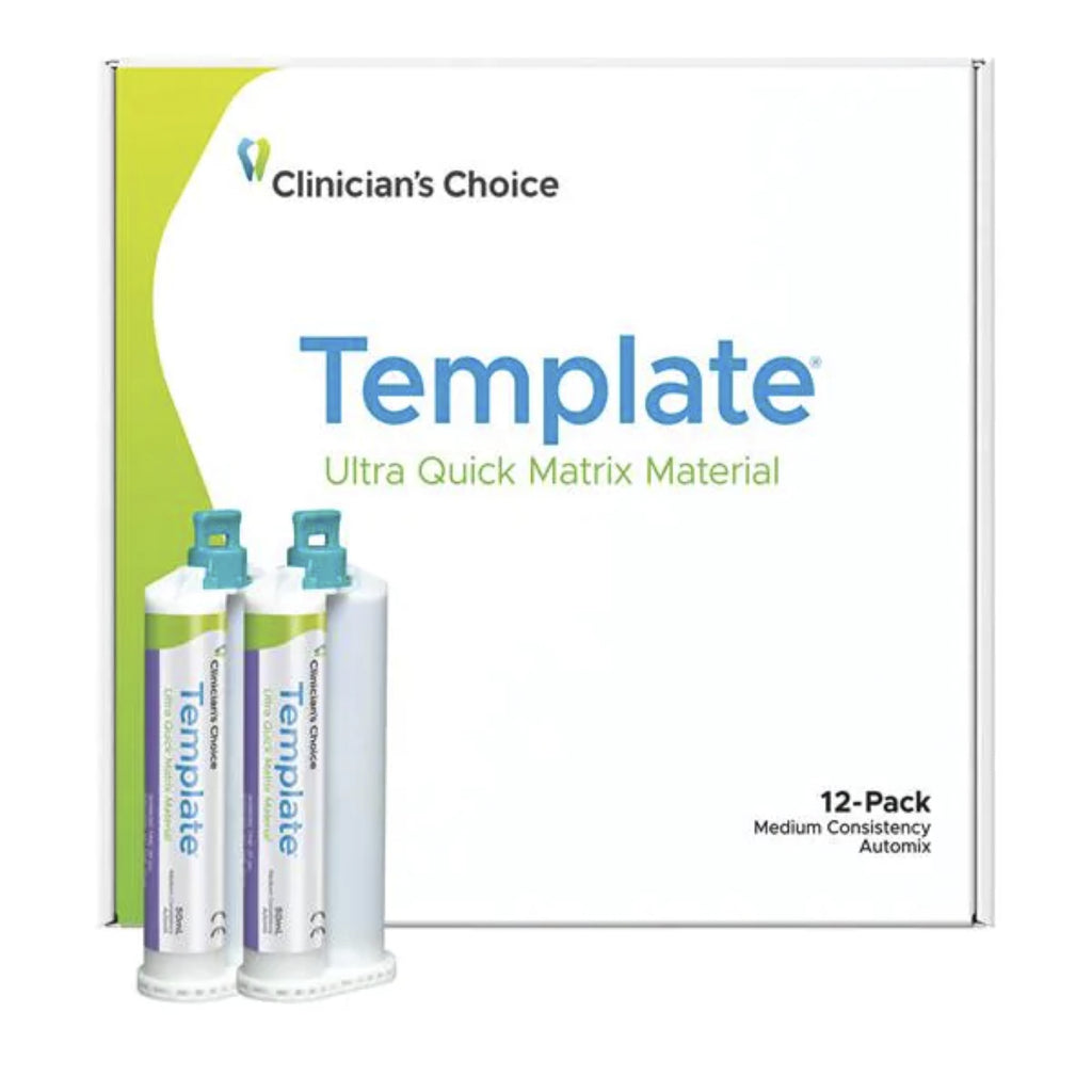 Clinicians Choice - Template - Ultra Quick Matrix Material 12-50 cartridges (Exp. Sep. 2024)