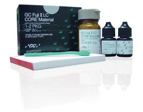 GC 000183 Fuji II LC Light Cure Core Build-Up Material Dental Liquid 5 mL Exp May 2024