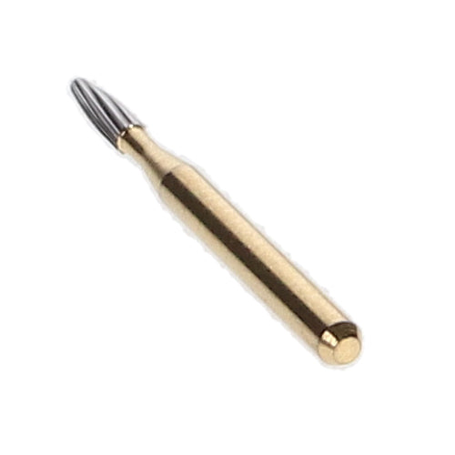 House Brand Dentistry 401267 HSB FG #7803 12-Blade Bullet Trimming & Finishing Burs 100/Pk