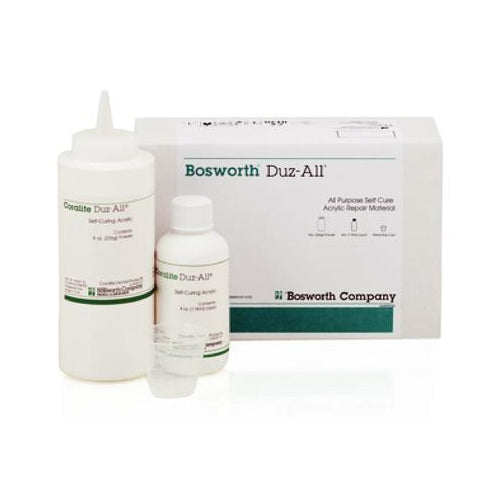 Keystone 166260C Bosworth Duz All Acrylic Repair Material Powder & Liquid Clear