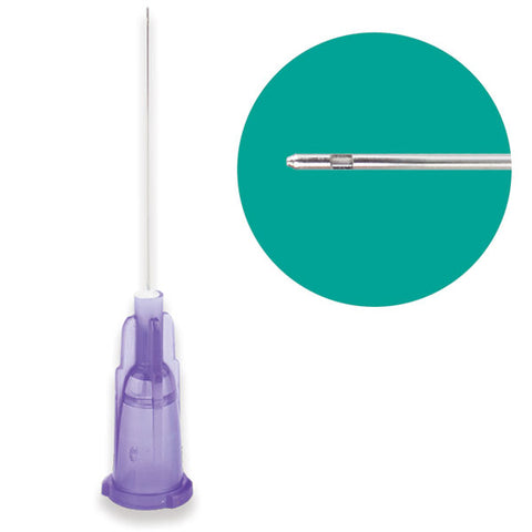 Plasdent INT-P30 ProBevac Close End Irrigation Needle Tips 30 Gauge Purple 100/Pk