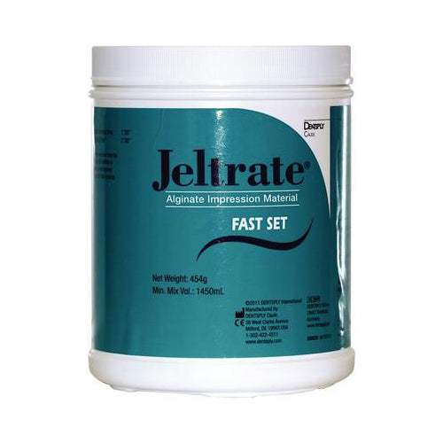 Dentsply Calk 608522 Jeltrate Alginate Dental Impression Material Fast Set Pink 454 Gm