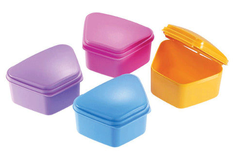 House Brand MI400 Essentials Denture Boxes Assorted Colors 12/Bx
