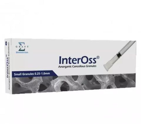 InterOss IOSG200 Anorganic Cancellous Granules Small 0.25-1.0mm 2.0g 4.0cc