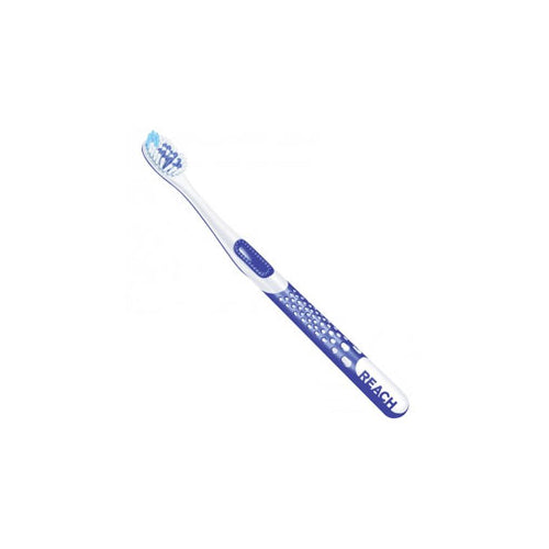 J&J Dental 599223-72 Reach Total Care Floss-Clean Toothbrush Adult Soft 72/Pk