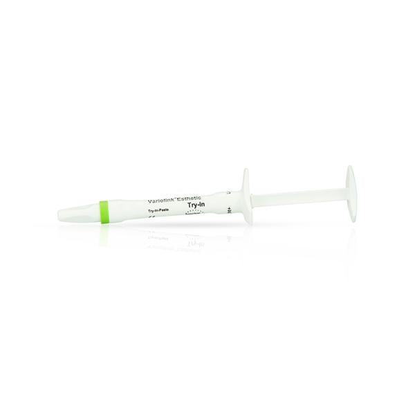 Ivoclar Vivadent 666067 Variolink Esthetic Try-In Paste Syringe 1.7 Gm Light+