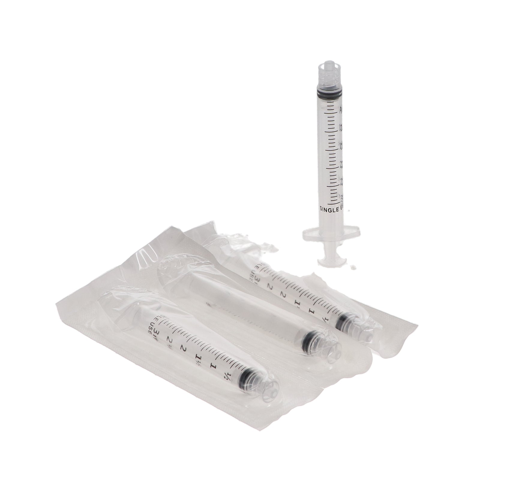 House Brand Dentistry 107119 Luer Lock Endo Irrigation Syringes 3cc 100/Pk