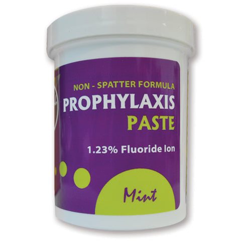 House Brand 24-04077 Prophy Paste Mint Coarse Grit 1.23% APF 12 Oz Jar EXP Feb 2024