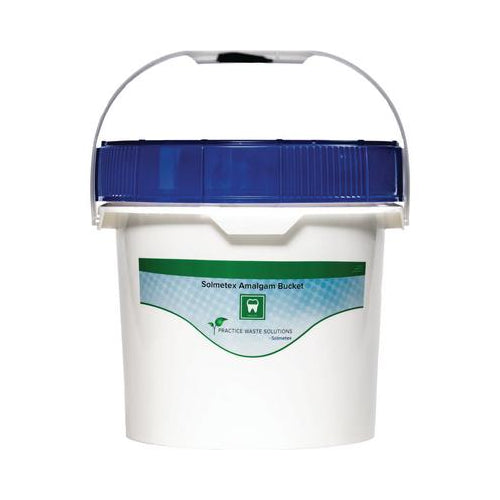 Solmetex PWS-AB-1 EPA Dental Rule Amalgam Bucket 1.25 Gallon