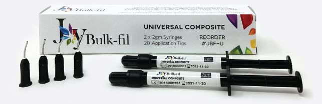 House Brand JOY Bulk Fill Flow Flowable Composite Syringes 2gm Universal Dentin 2/Pk