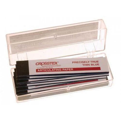 Crosstex TPBR Articulating Papers Red/Blue .0025" 63 Microns 144 Sheets