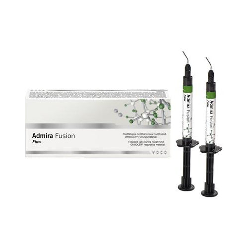 Voco 2821 Admira Fusion Flow Flowable Composite Dental Syringes A3.5 2/Pk 2 Gm
