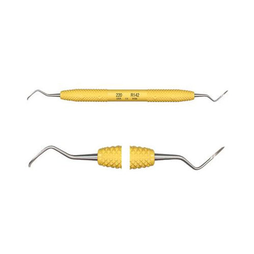 PDT R142 Cruise Line Posterior Double End Dental Scaler Yellow #220