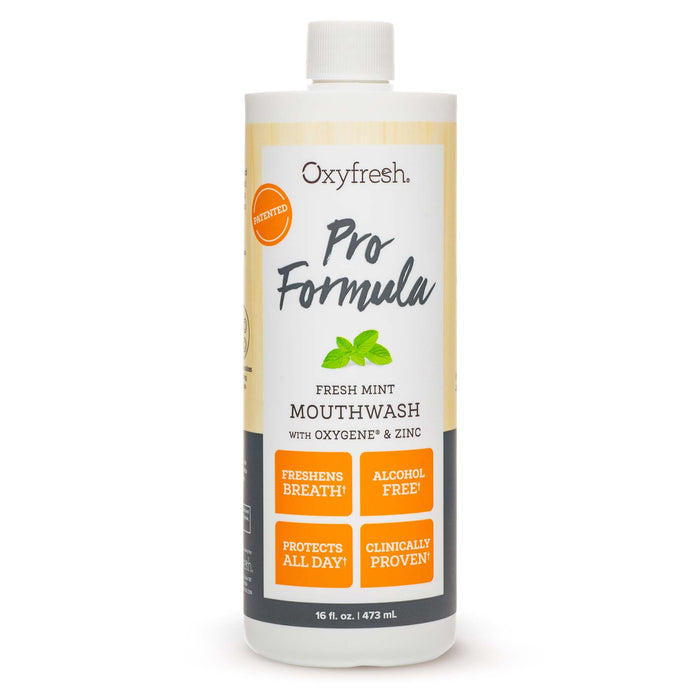 Oxyfresh 195 Pro Formula Fresh Mint Mouthwash With Oxygene & Zinc 16 Oz