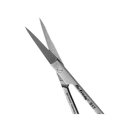 Hu-Friedy S17 Surgical Scissors #17 Iris Straight 4.5" German Stainless Steel