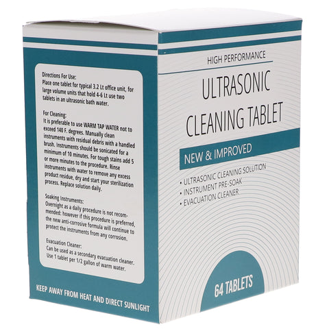 Ultrasonic Cleaning Tablets Pk/64