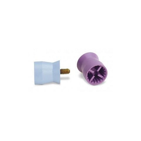 Young Dental 054605 Webbed Prophy Cups Screw Type Petite Soft Purple 720/Pk