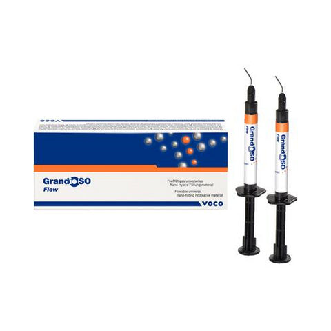 Voco 2724 GrandioSO Flow Flowable Light Cure Composite Syringe 2/Pk A3 2 Gm