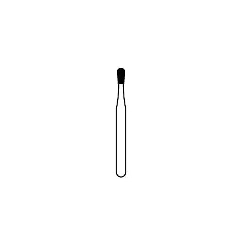 Premier Dental 830012M Solo FG Friction Grip 0512 Medium Grit Pear Shaped Diamond Burs 25/Pk
