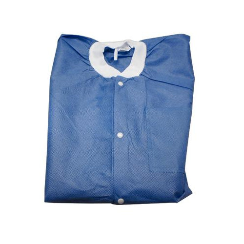 ValuMax 3630CBXL Extra-Safe SMS Hip Length Jackets Ceil Blue XL 10/Pk
