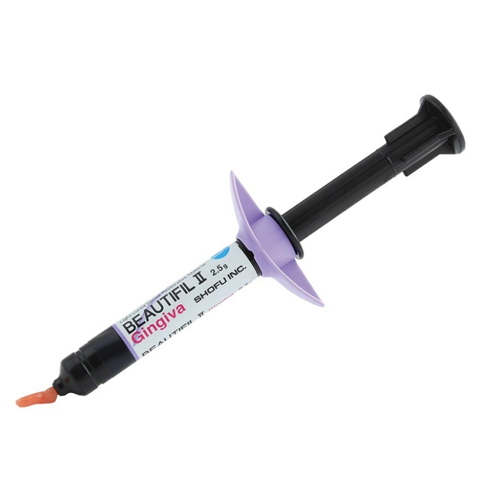 Shofu Dental Y2257 Beautifil II Gingiva Composite Syringe G-Dark Pink 2.5gm