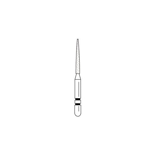 Abrasive Technology Two Striper FG Friction Grip #261.8 Flame Coarse Grit Diamond Burs 5/Pk