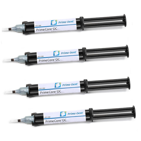 Prime Dental 003-083 DC Automix Dual Cure Core Build-Up Material Syringe Kit