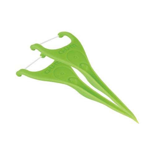 Sunstar Butler 898PA GUM Eez-Thru Angled Flossers 2 Per Pack Mint 48/Pk
