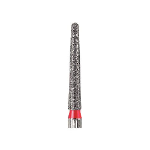 Premier Dental 850016F Solo FG Friction Grip 1116.10F Round End Taper Fine Grit Diamond Burs 25/Bx