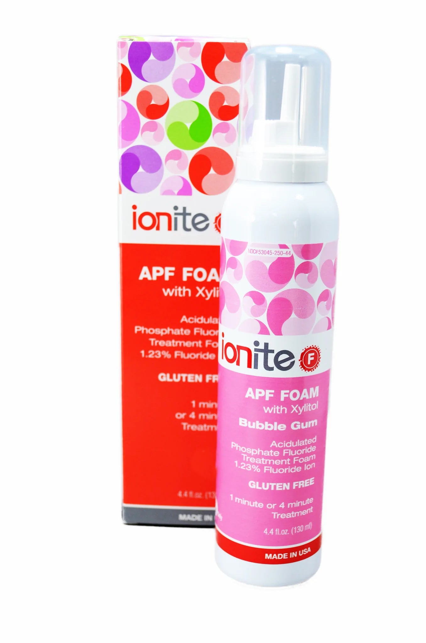 Dharma Research 56-00100 Ionite-F 1.23% APF Dental Foam Bubble Gum 130 mLEXP Jan 2024