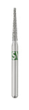 SS White 858-014C Piranha FG Friction Grip Needle Shaped Coarse Grit Diamond Burs 25/Pk